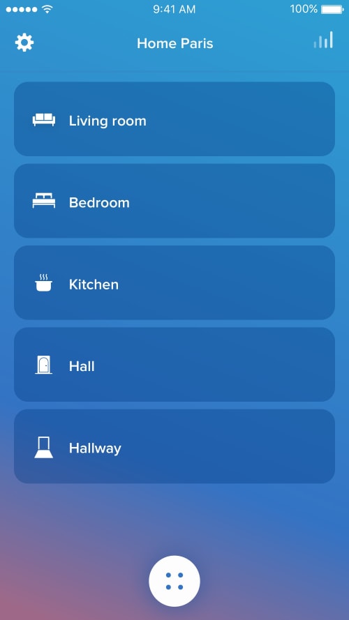 Bubendorff application dashboard view