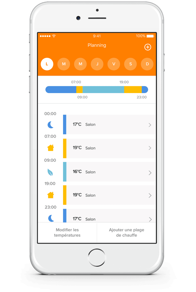 Schedule application energy