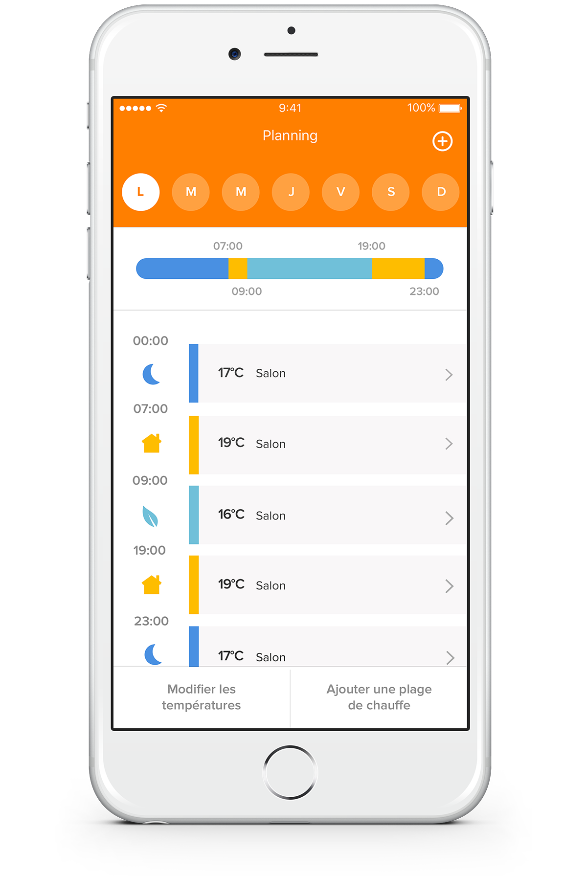 Schedule application energy